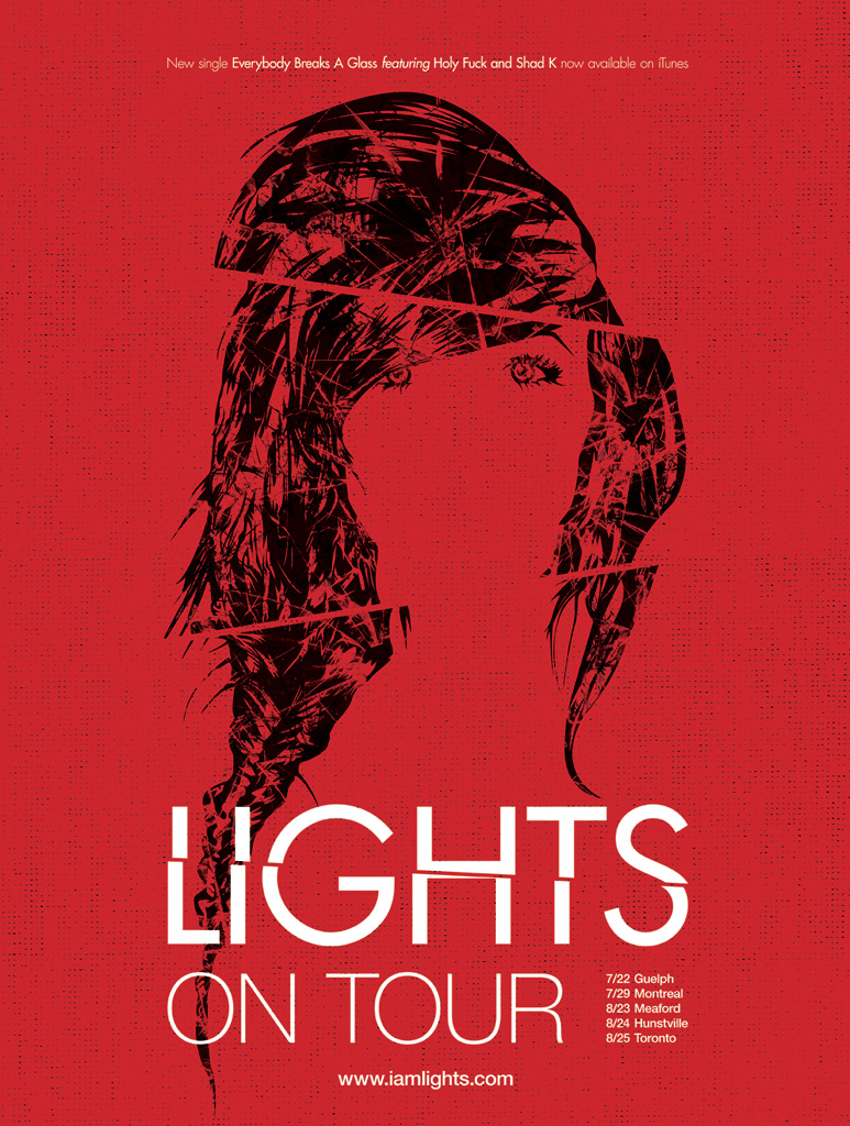 Lights Siberia Tour Poster