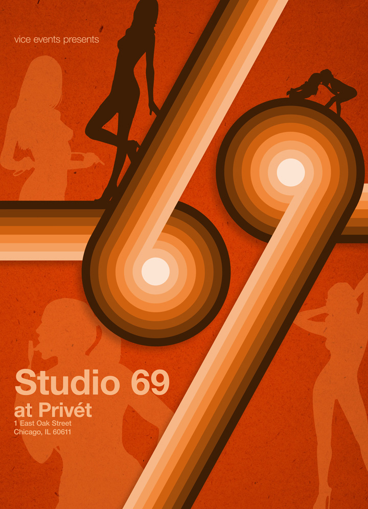 Studio 69 Event Poster